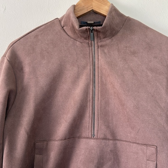 Tahari Taupe Half-Zip Jacket Small - Picture 2 of 6